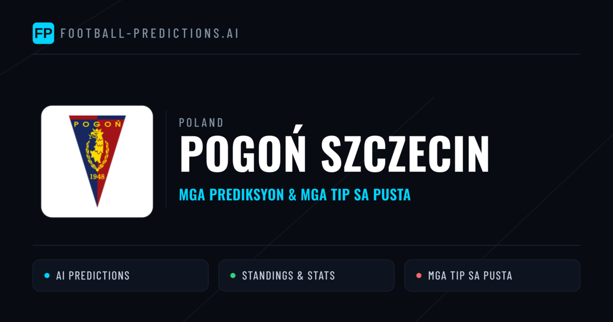 Pogoń Szczecin Predictions & Stats