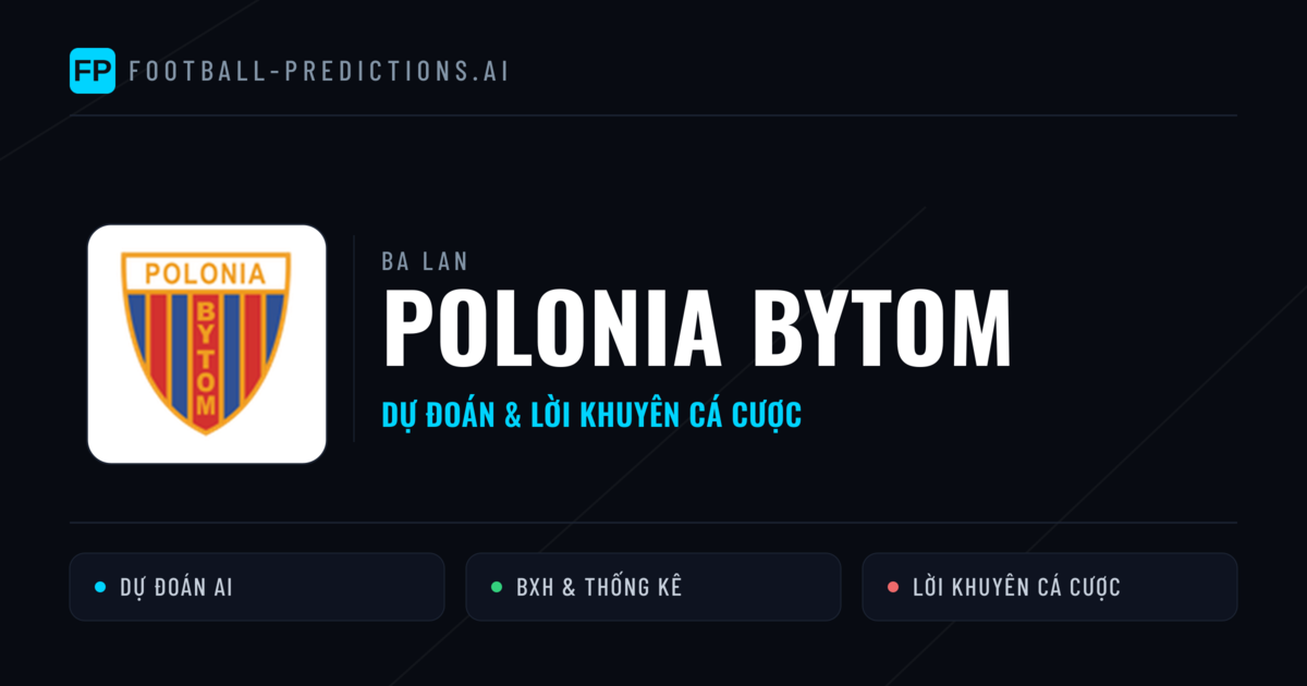 Polonia Bytom Dự đoán & Thống kê