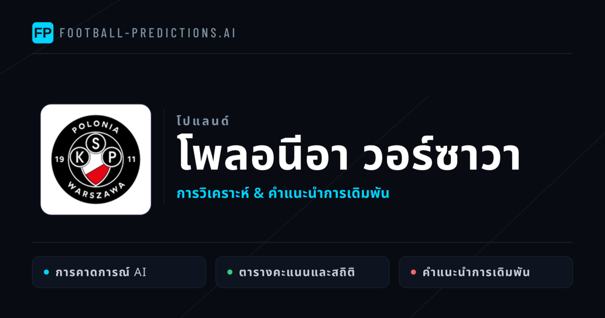 โพลอนีอา วอร์ซาวา การวิเคราะห์และสถิติ