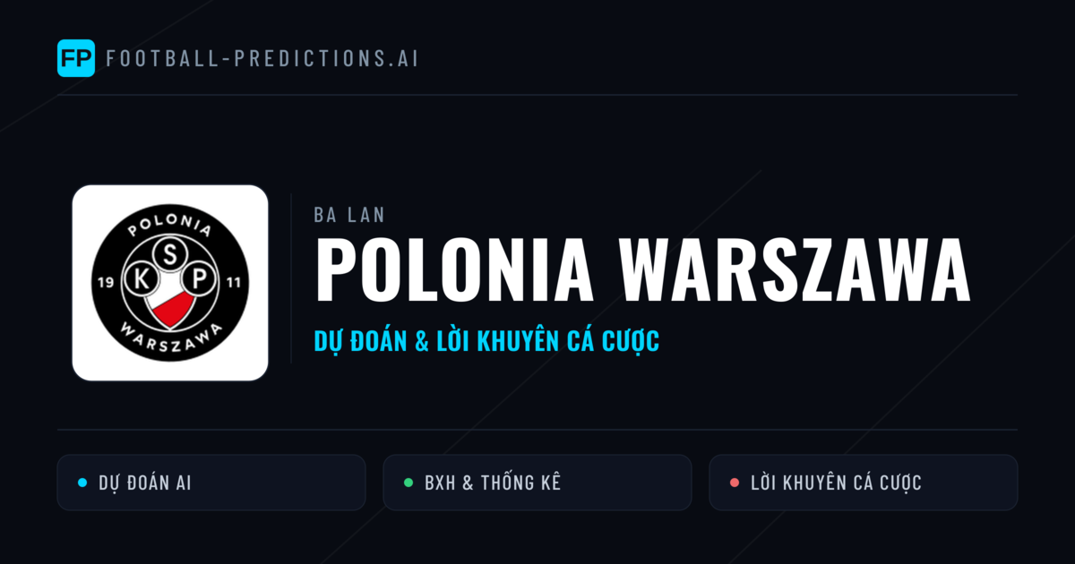 Polonia Warszawa Dự đoán & Thống kê