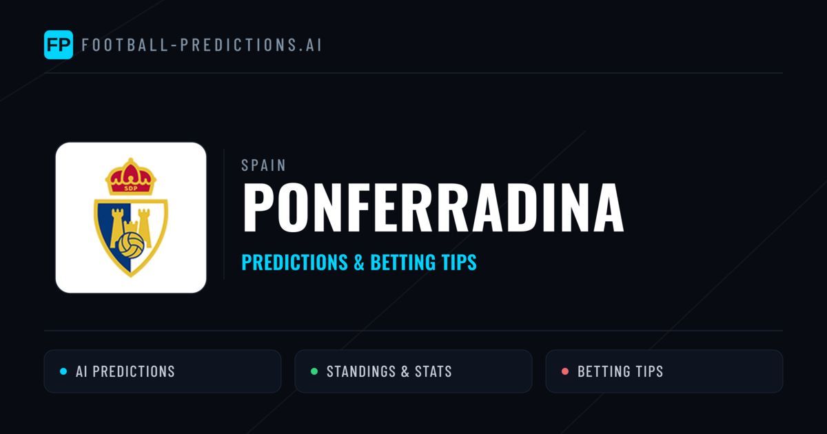 Ponferradina Predictions & Stats