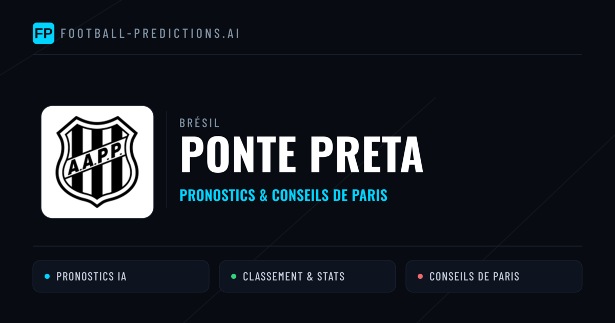 Ponte Preta Pronostics & Statistiques