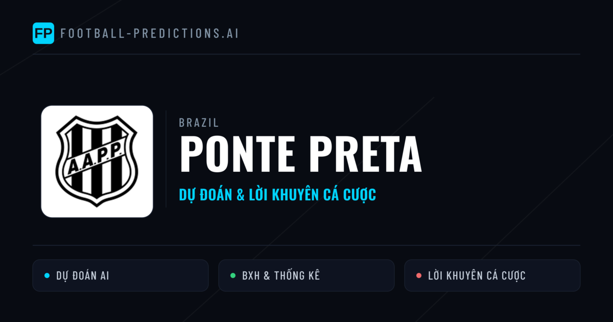 Ponte Preta Dự đoán & Thống kê