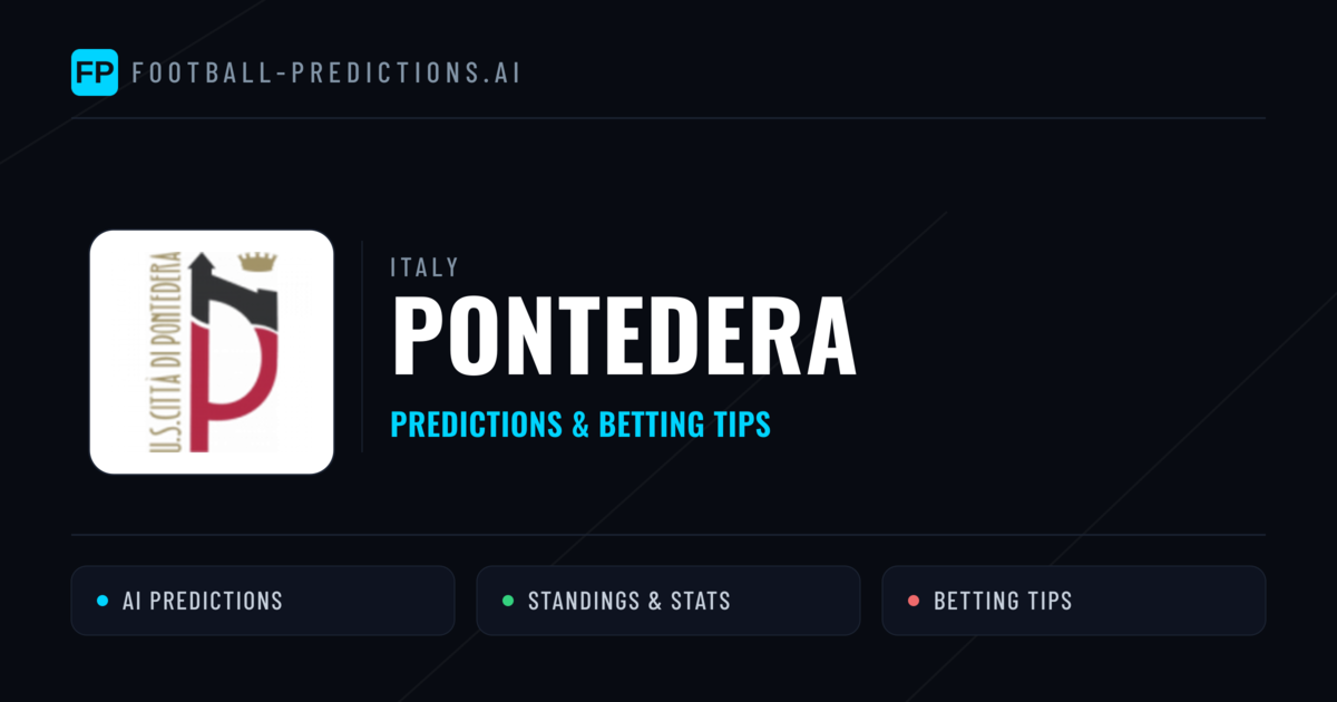 Pontedera Predictions & Stats