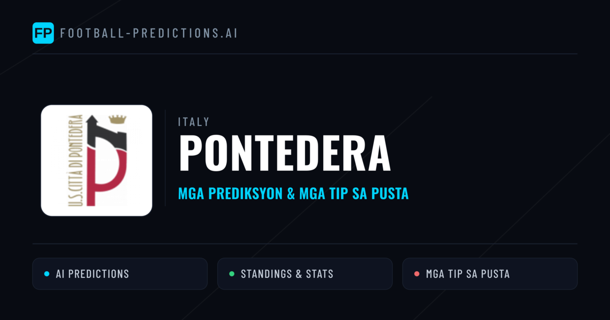 Pontedera Predictions & Stats