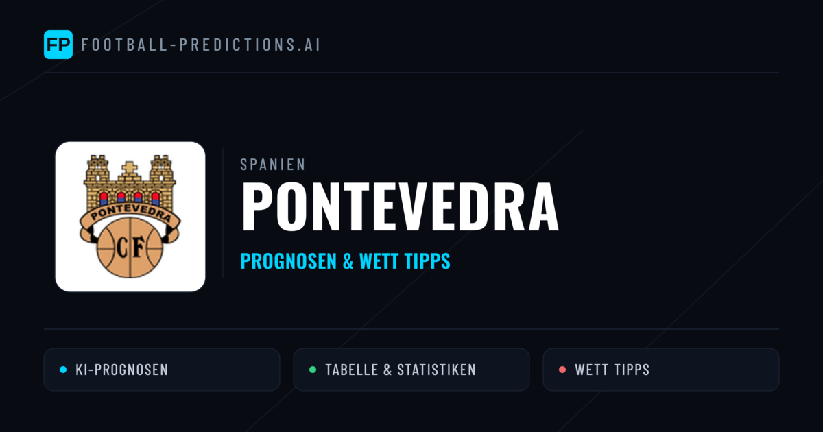 Pontevedra Prognosen & Statistiken