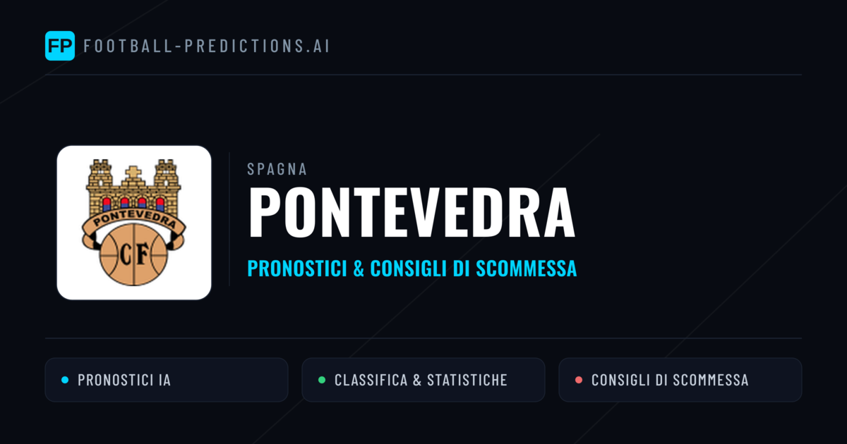 Pronostici e Statistiche Pontevedra