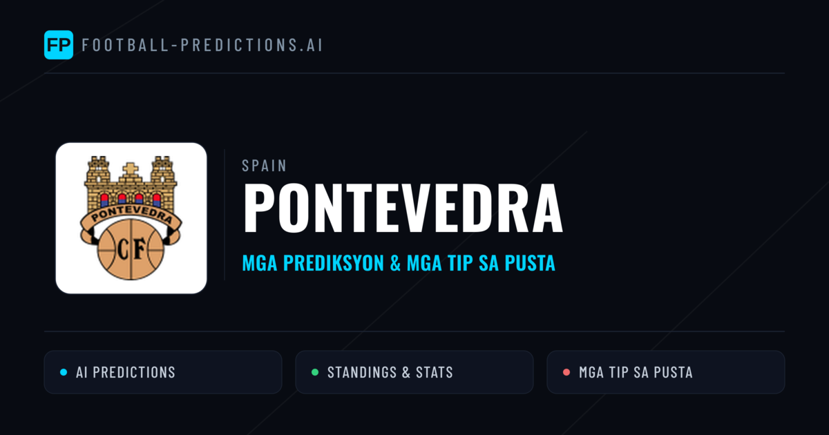 Pontevedra Predictions & Stats