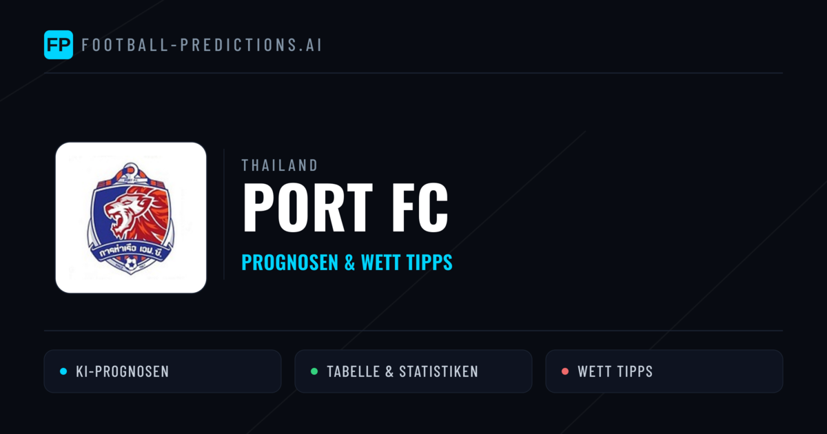 Port FC Prognosen & Statistiken