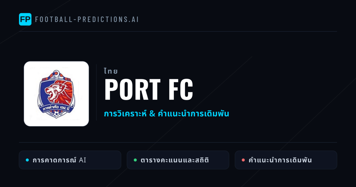Port FC การวิเคราะห์และสถิติ