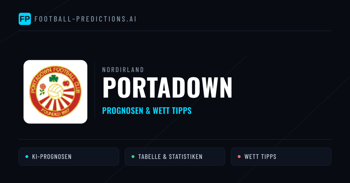 Portadown Prognosen & Statistiken