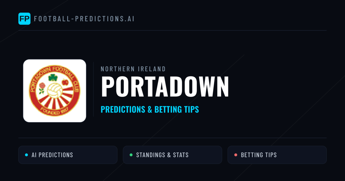 Portadown Predictions & Stats