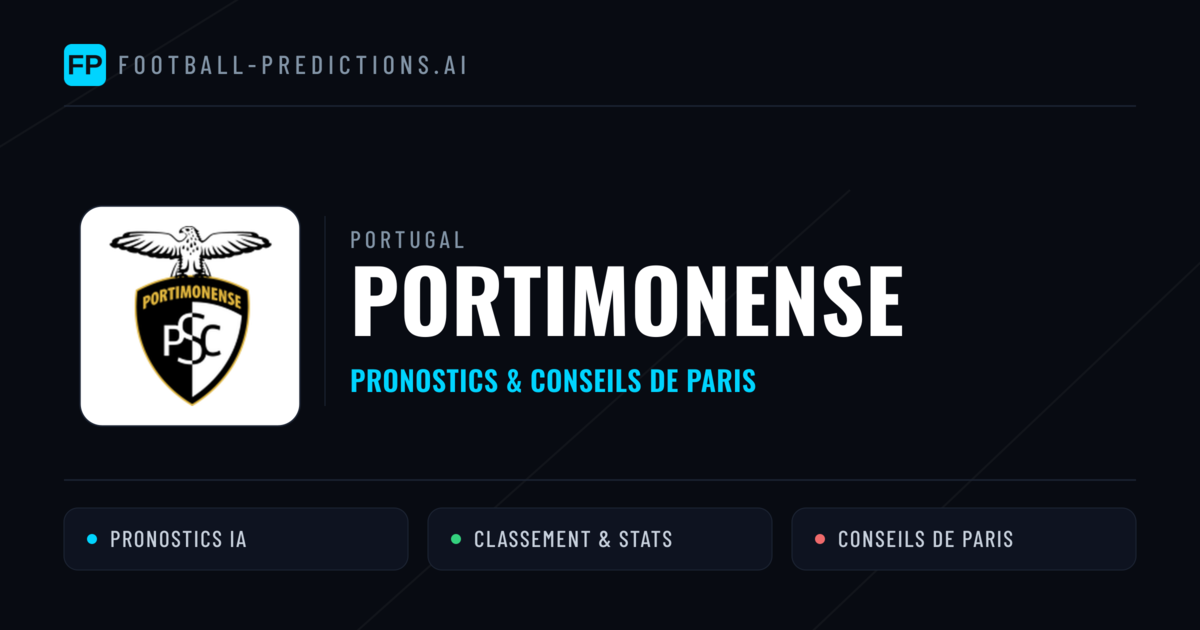 Portimonense Pronostics & Statistiques