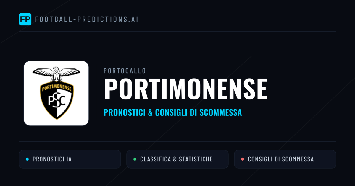 Pronostici e Statistiche Portimonense
