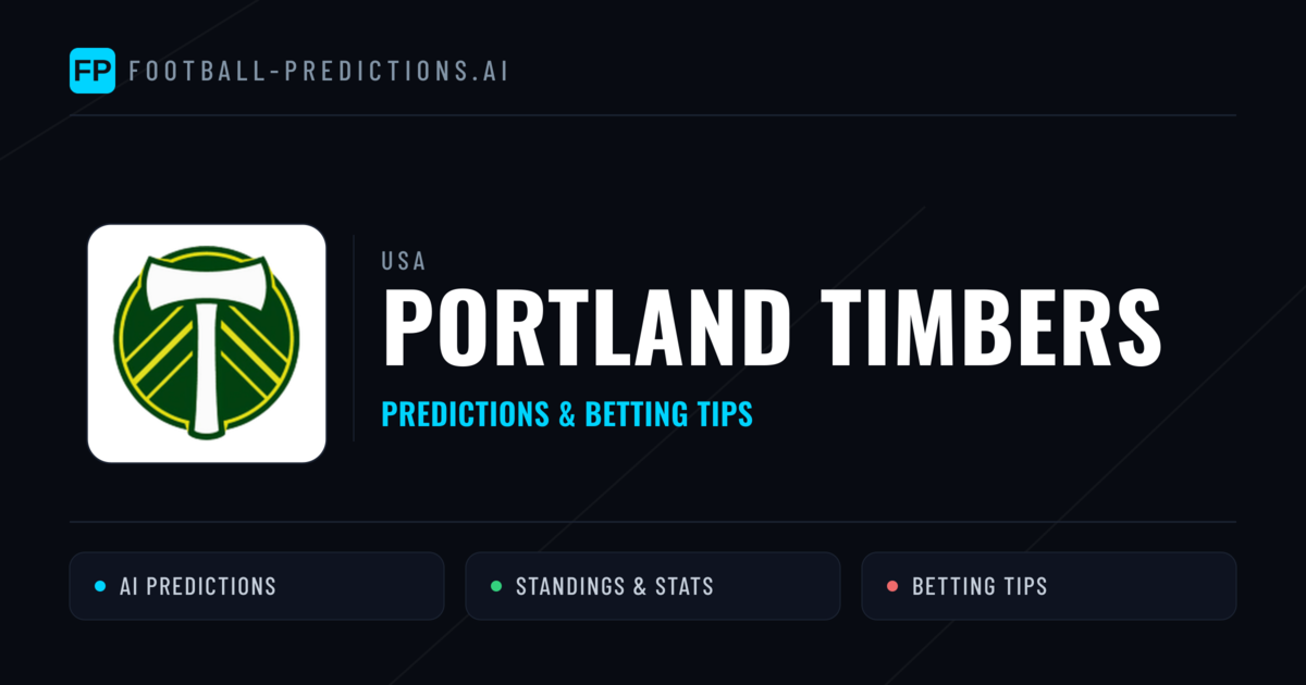 Portland Timbers Predictions & Stats