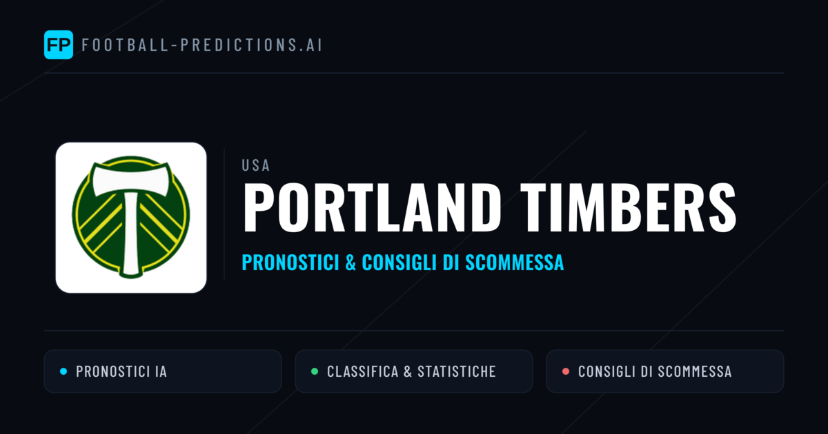 Pronostici e Statistiche Portland Timbers