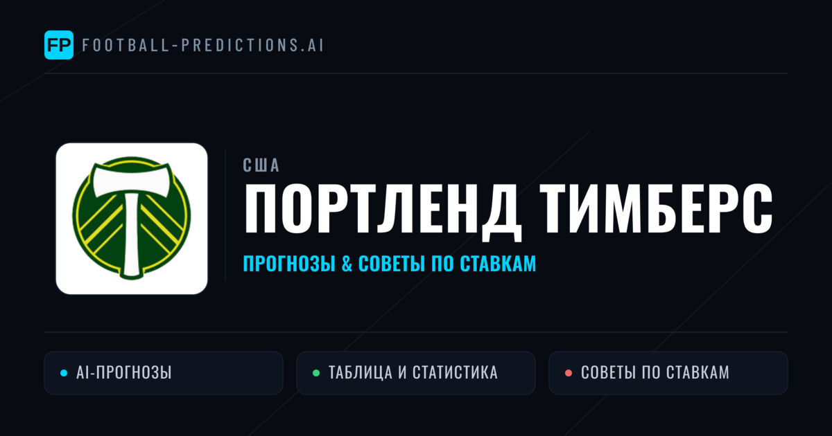 Портленд Тимберс прогнозы и статистика