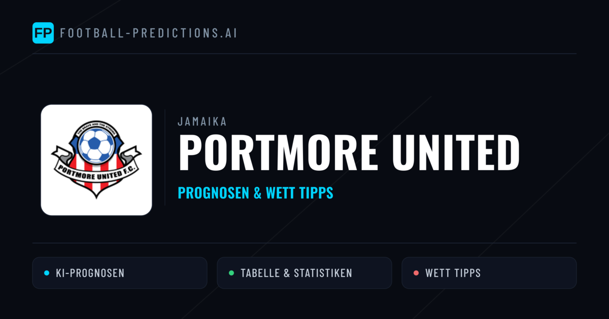 Portmore United Prognosen & Statistiken