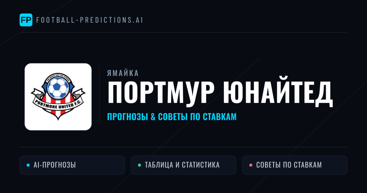 Портмур Юнайтед прогнозы и статистика
