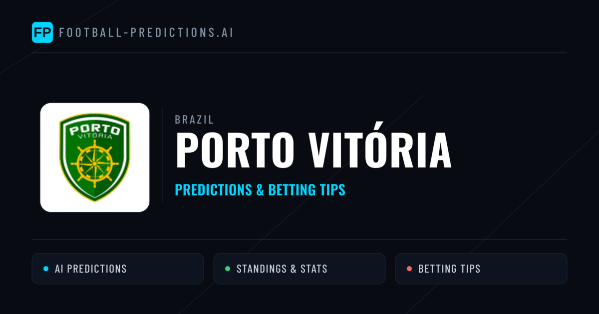 Porto Vitória Predictions & Stats