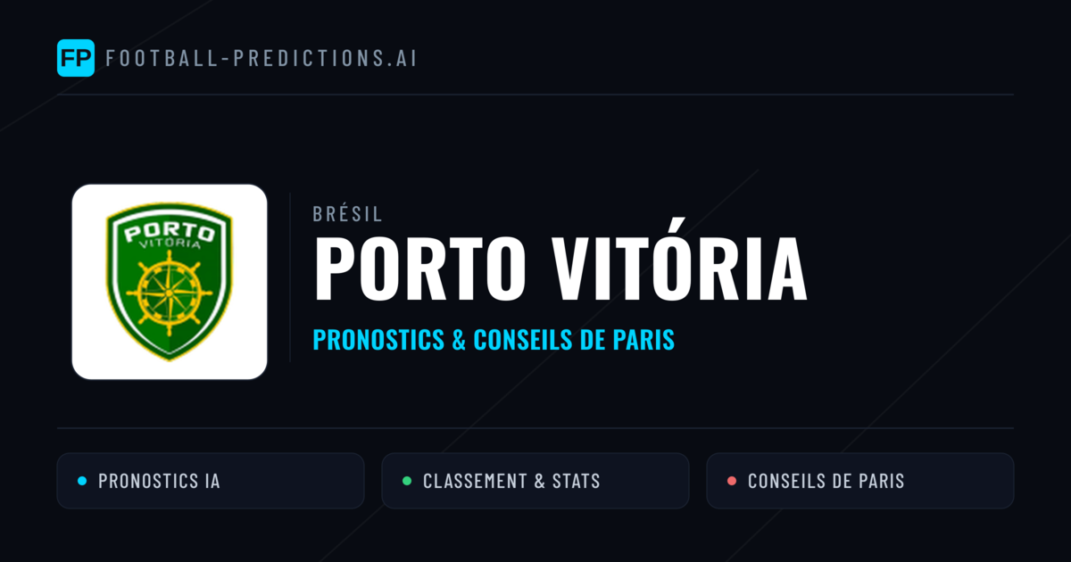 Porto Vitória Pronostics & Statistiques