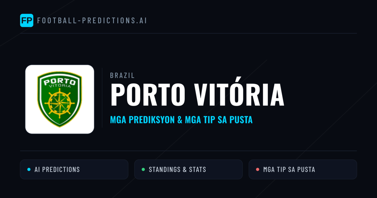 Porto Vitória Predictions & Stats