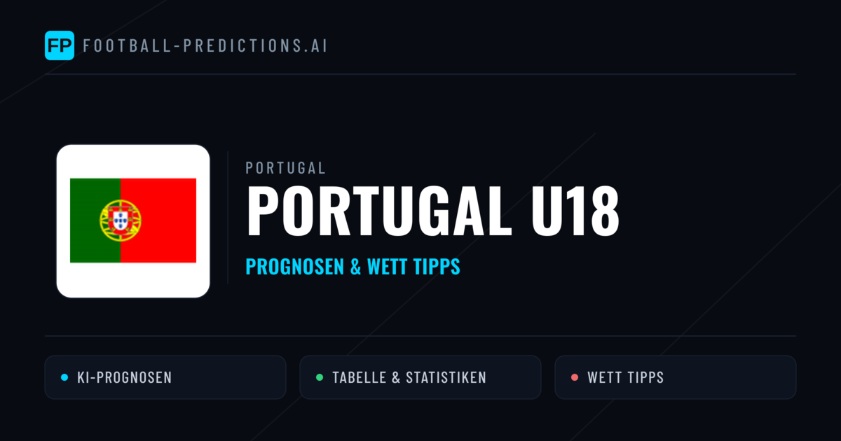 Portugal U18 Prognosen & Statistiken
