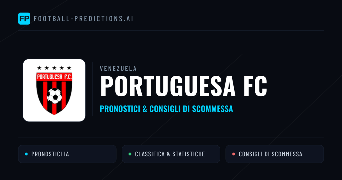 Pronostici e Statistiche Portuguesa FC