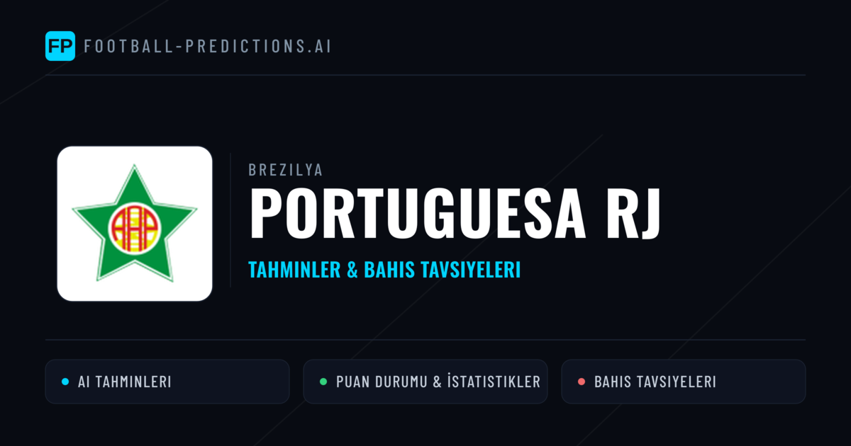 Portuguesa RJ Tahminleri & İstatistikler