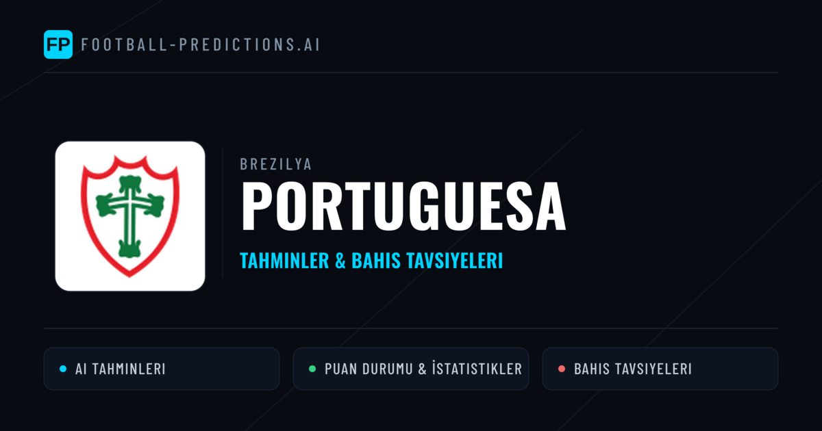 Portuguesa Tahminleri & İstatistikler