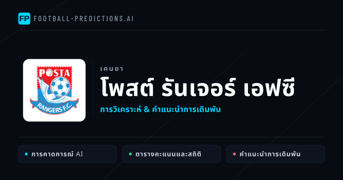 โพสต์ รันเจอร์ เอฟซี การวิเคราะห์และสถิติ