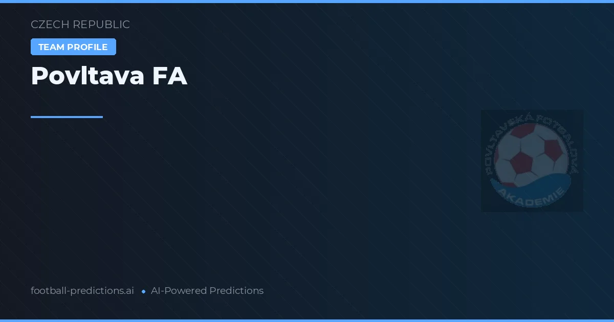 Povltava FA Pronostics & Statistiques