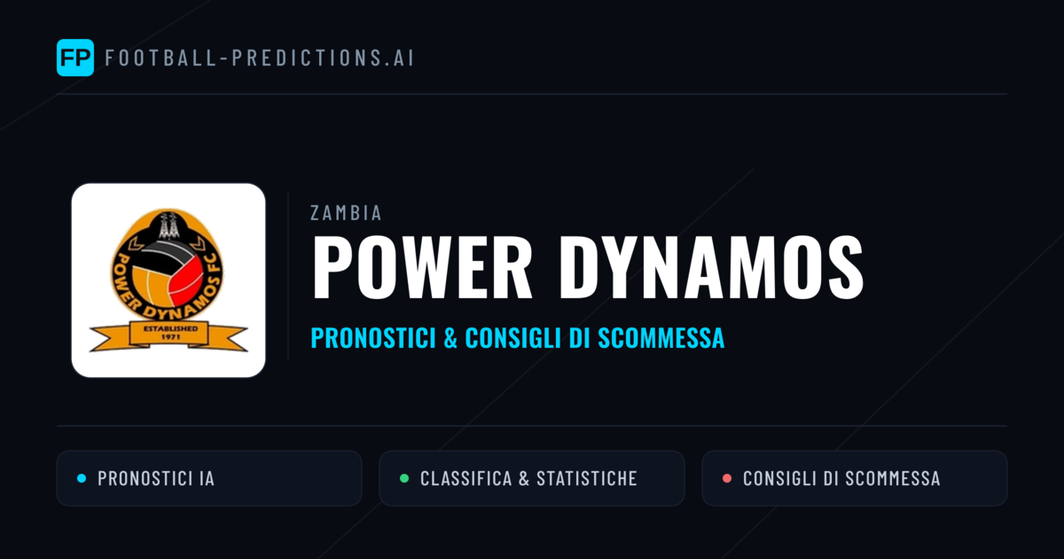 Pronostici e Statistiche Power Dynamos