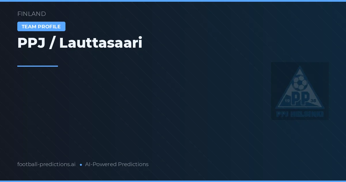 PPJ / Lauttasaari Predictions & Stats