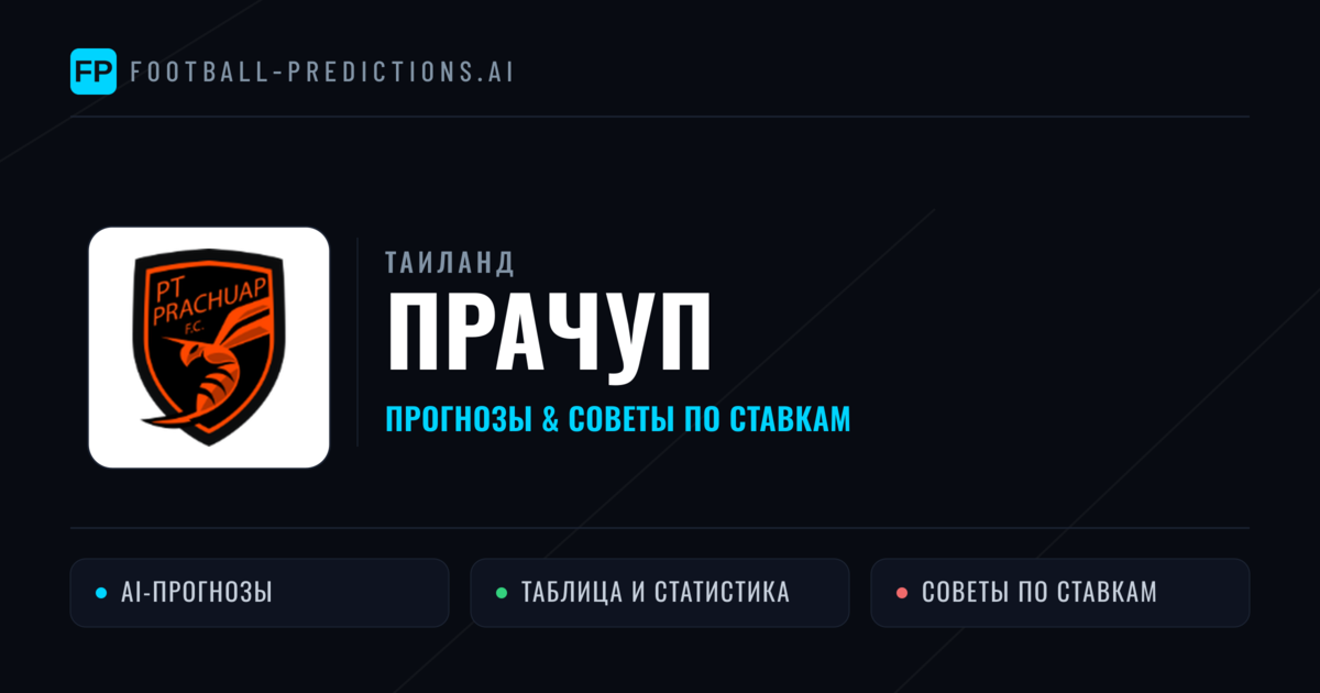 Прачуп прогнозы и статистика