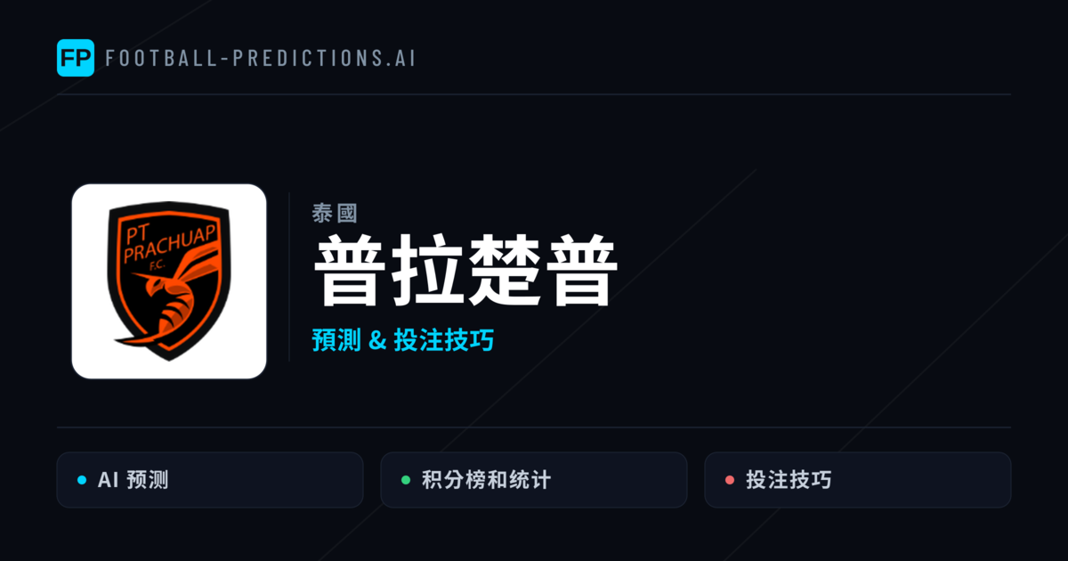 普拉楚普 運彩分析|足球預測與數據