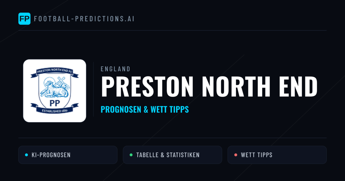 Preston North End Prognosen & Statistiken