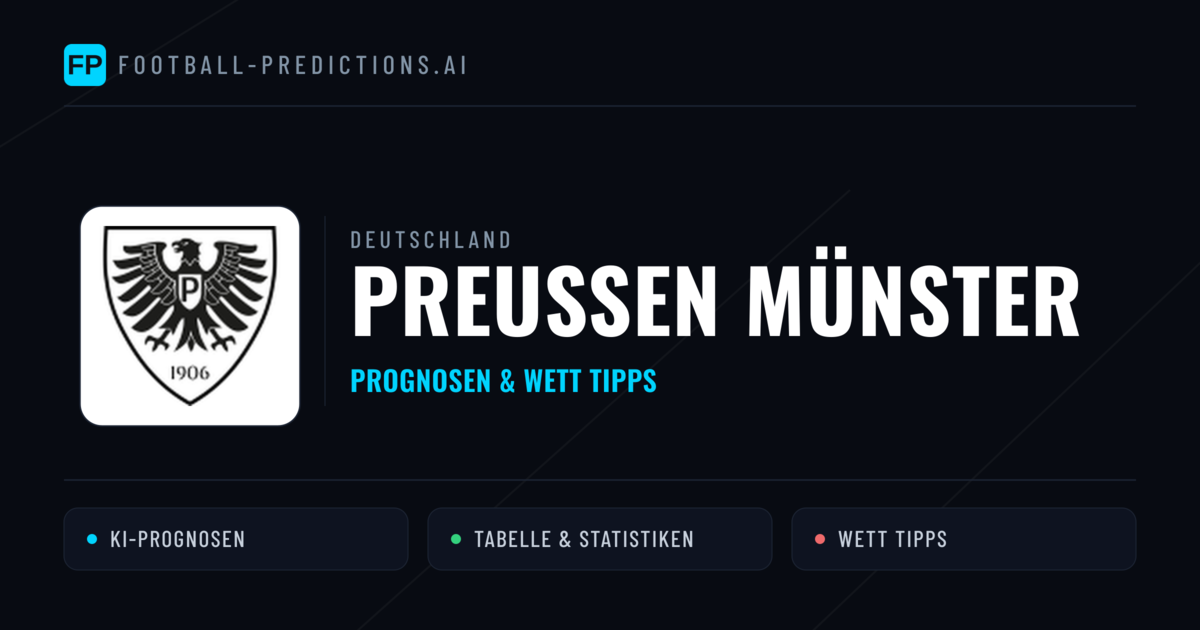 Preußen Münster Prognosen & Statistiken