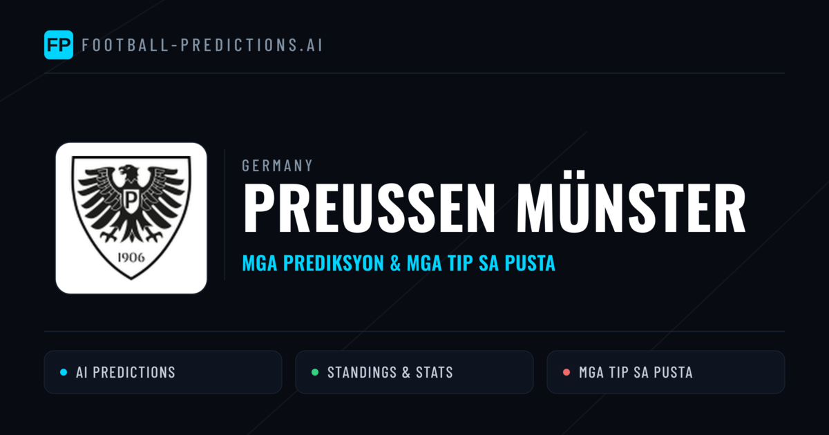 Preußen Münster Predictions & Stats