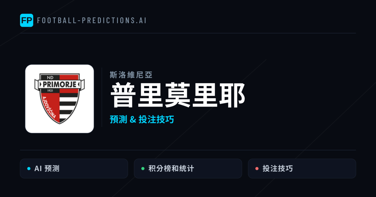 普里莫里耶 運彩分析｜足球預測與數據