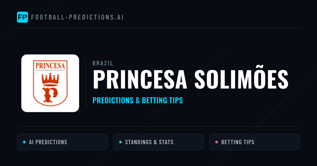 Princesa Solimões Predictions & Stats