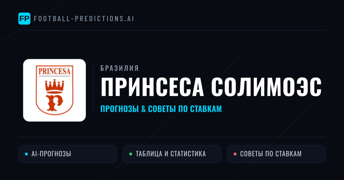 Принсеса Солимоэс прогнозы и статистика