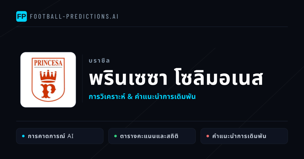 พรินเซซา โซลิมอเนส การวิเคราะห์และสถิติ