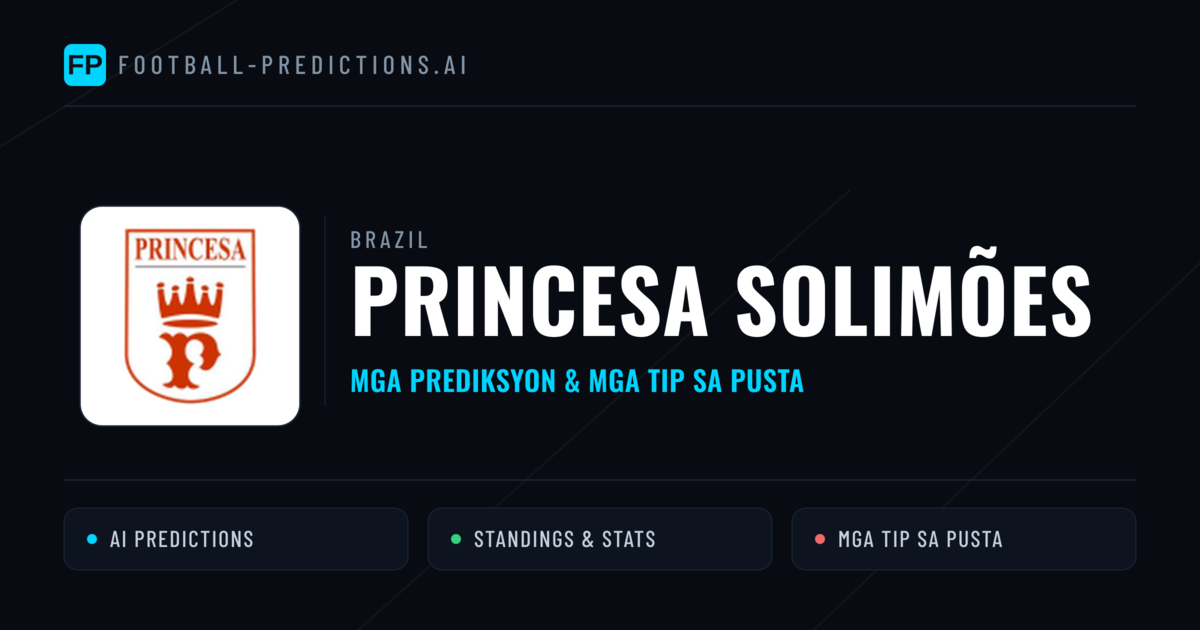 Princesa Solimões Predictions & Stats