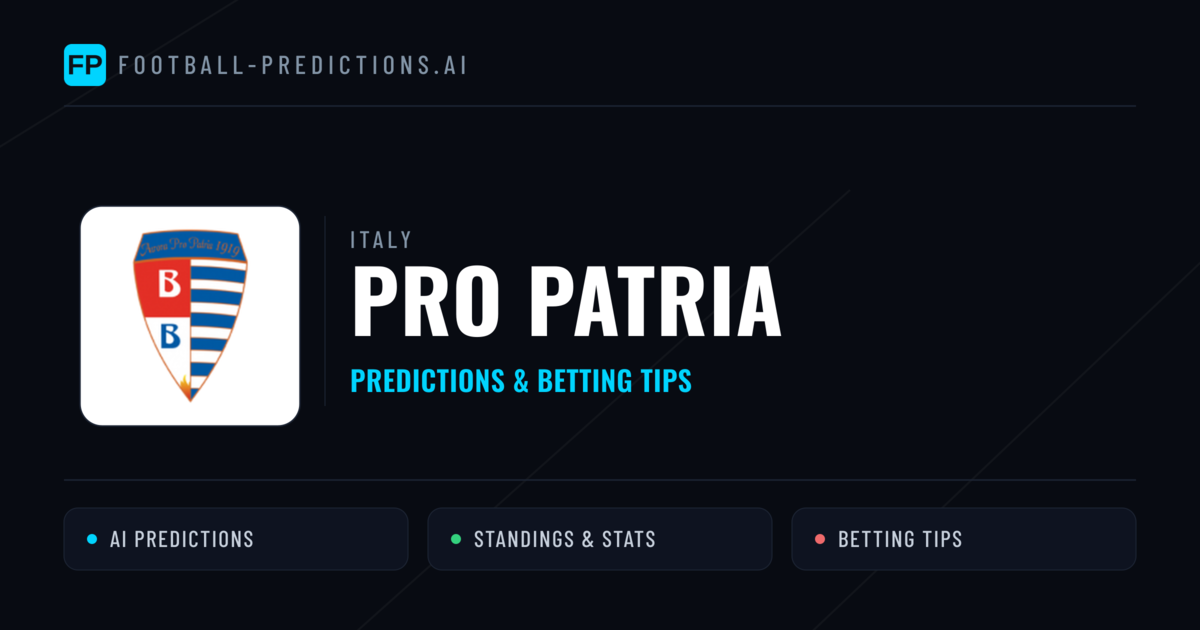 Pro Patria Predictions & Stats