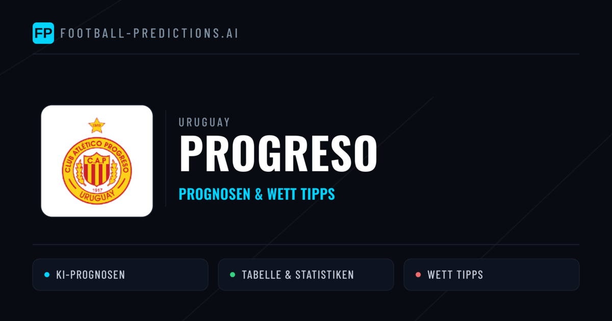 Progreso Prognosen & Statistiken