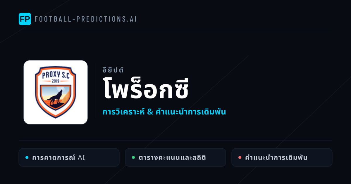 โพร็อกซี การวิเคราะห์และสถิติ