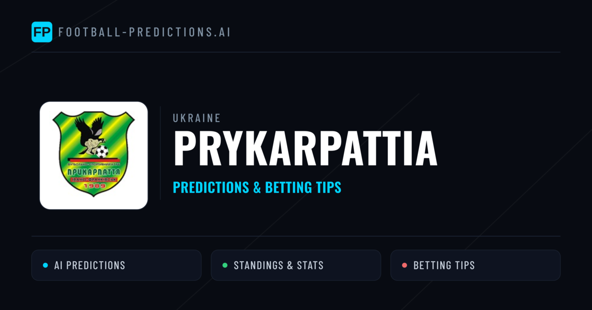 Prykarpattia Predictions & Stats