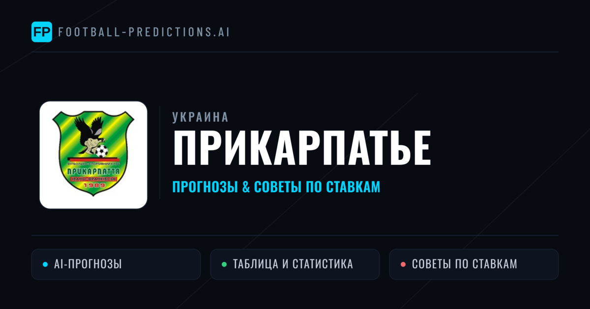 Прикарпатье прогнозы и статистика