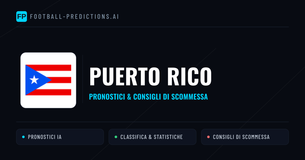 Pronostici e Statistiche Puerto Rico